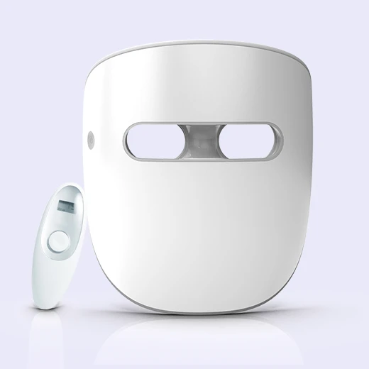 

Custom Logo Printing 3 Colors Smart Moulded Soft Led Near Infared Face Mask, White,support customized
