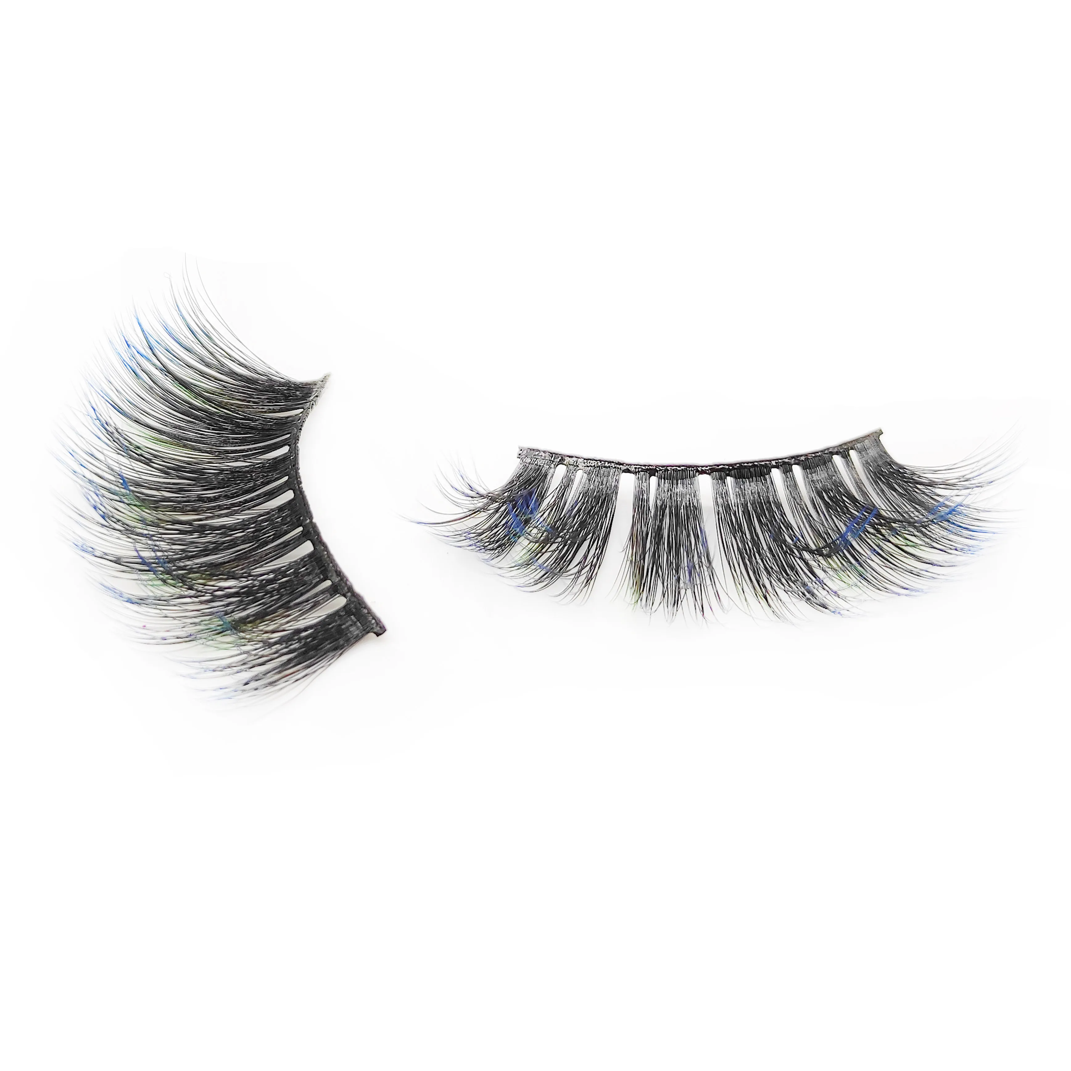 

Private Label Customized Boxes New Style Fluffy Siberian Faux 3D Eyelash Extension Color
