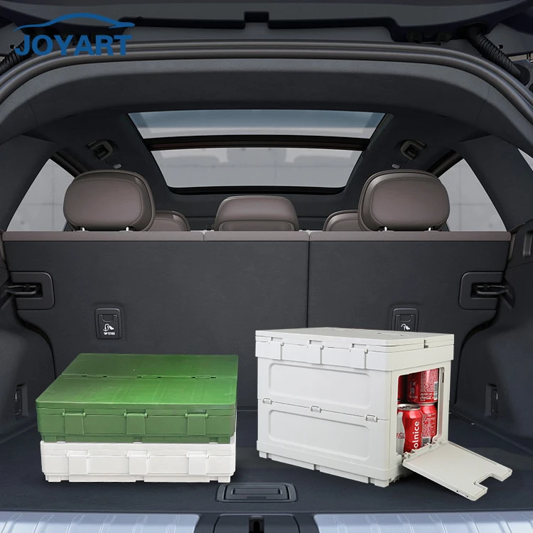 

Car Organizer Multifunctional Camping Foldable Storage Plastic Box With Lid