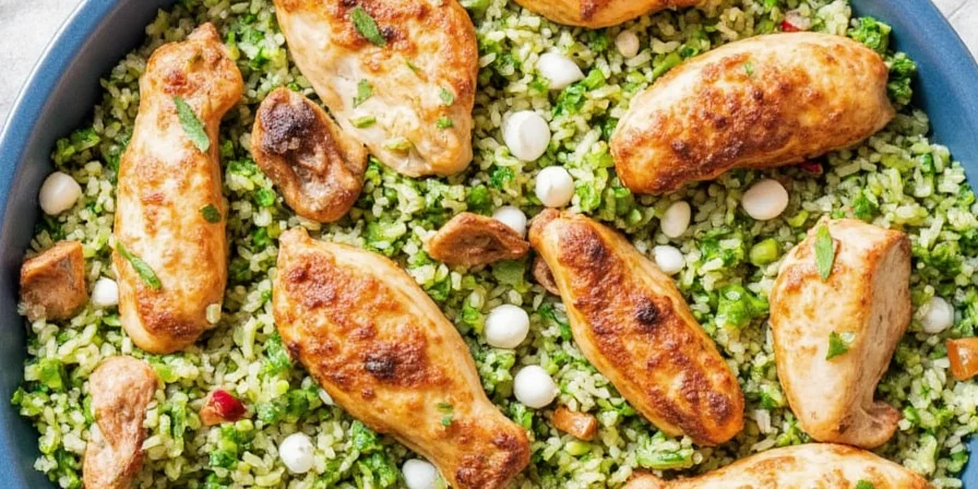 Sumac and lemon pepper chicken over rice