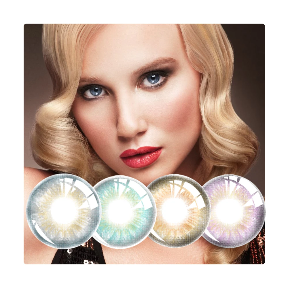 

KSSEYE Lenses Eye Color Diva Gray Natural Eye Lens 1 Pair For Cosmetics Color Lens For Girls For Everyday Use Grey Lenses