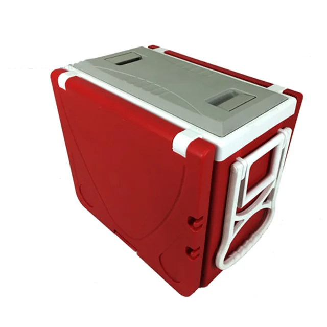 

Outdoor 28L PP Multifunction insulated Cooler box with table and chair for camping