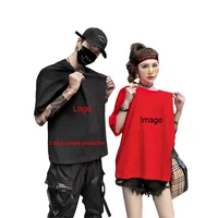 

Wholesale 100% comed cotton oversized blank t shirts Loose fit Fashion Custom Plain Streetwear Hip Hop t-shirt men and women