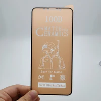

100d mobile 9h nano ceramic coating screen protector ceramic matt film for iphone 11pro max/xs max