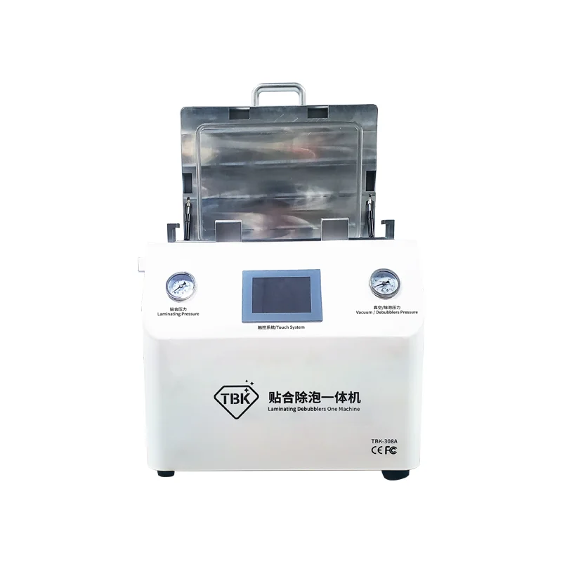 

TBK 308A 15 Inch Flat Curved Screen Repair bubble Laminate Machine used for Dust Free Room LCD Repair Workshop for mobile phone