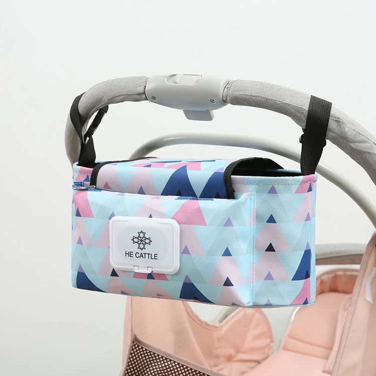 

Manufacture Custom Diaper Bag Stroller New Baby Stroller Hanging Bag Durable Large Large Capacity Mommy Bag, Customized colors