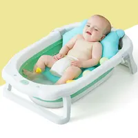 

Baby folding digital bathtub dual sensible temperature collapsible bath tub baby bath tub