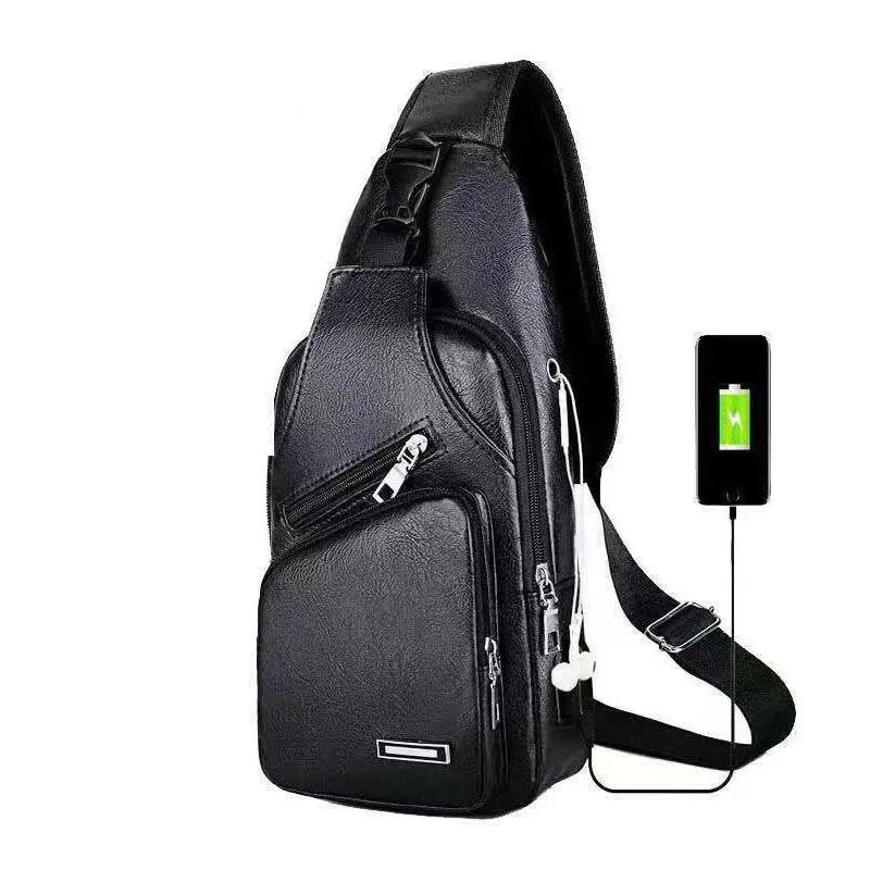 

2021 New Shoulder Bag Men's Casual Bag Outdoor Sports Messenger Crossbody Chest Bag Men