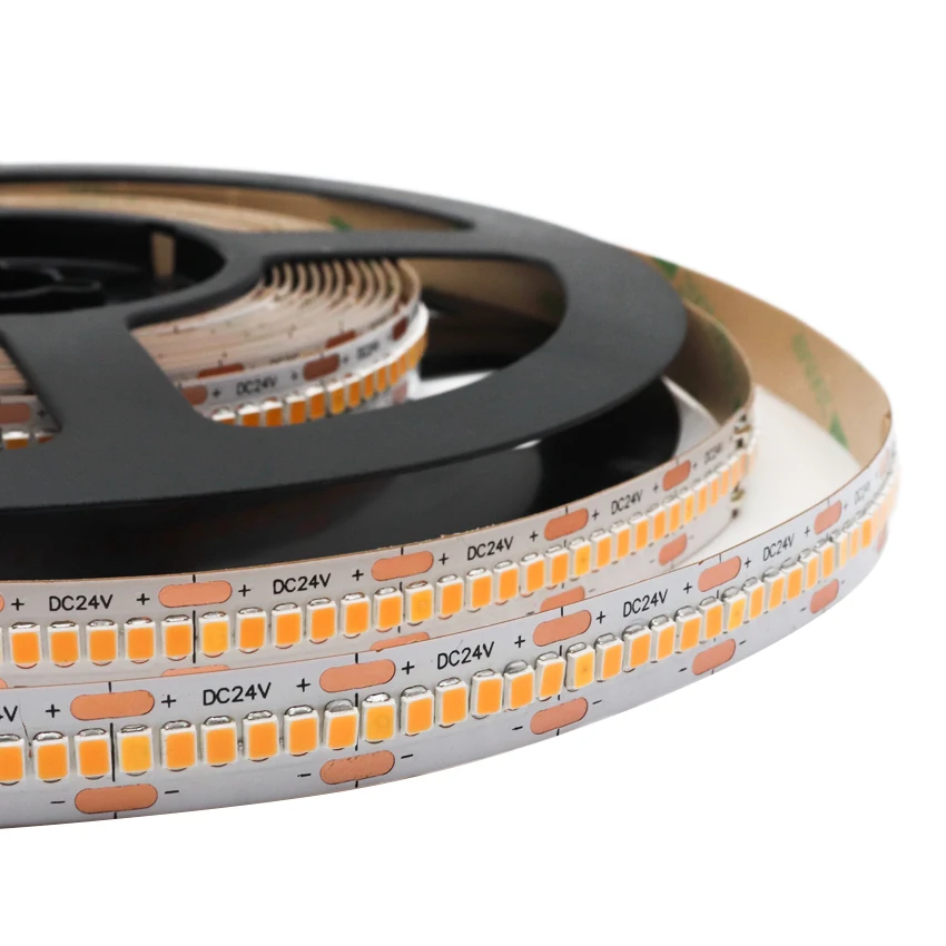 CRI>95 led strip, IC built-in programmable lighting without resistor12V 24V 36V 2835SMD Max 30m length led strip