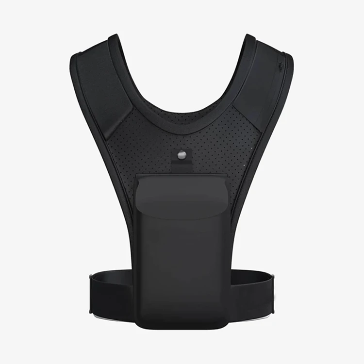 

Custom Logo Outdoor Sports Cycle Hiking Breathable Vest Mobile Running Phone Holder, Black