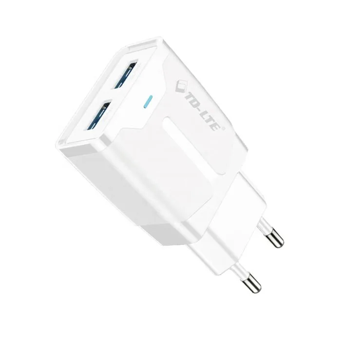

Factory Wholesale Portable EU Plug 5V 2.4A Travel Fast Wall USB Charger Wall Charger with V8 USB cable, Black /white