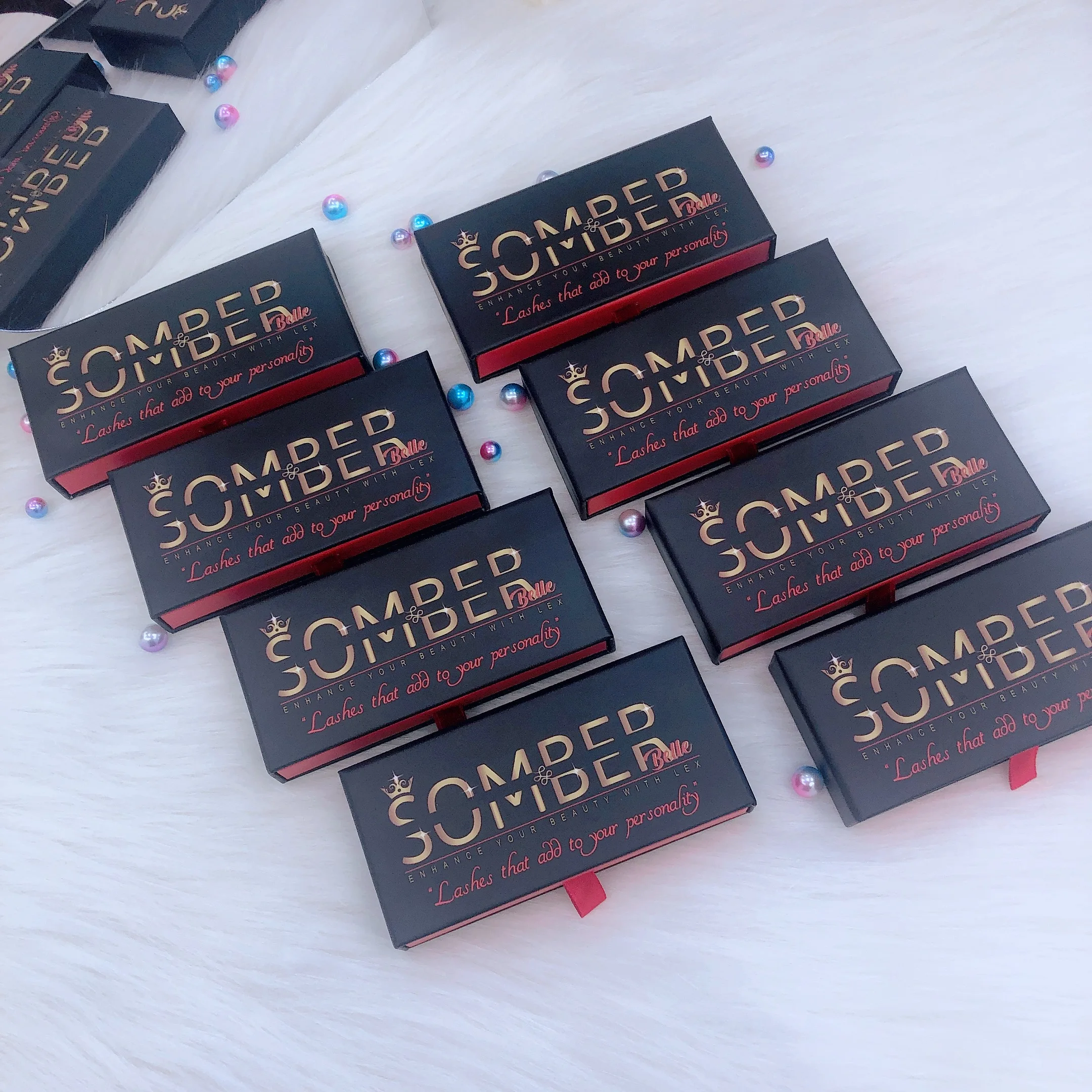 

25mm real mink eyelash beautiful eyelashes with eyelash glue