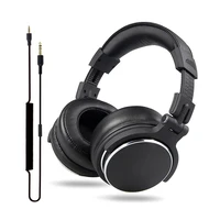 

H12 DJ Stereo Monitor Headphones Professional Studio Monitor & Mixing Telescopic Arms with Scale Adapter-Free