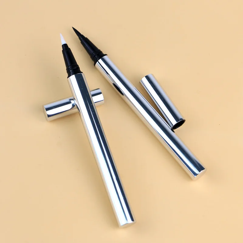 

Low moq eyelash 2-in-1 waterproof magic gel clear liquid adhesive lashglue eyeliner glue pen, Black brown transparent