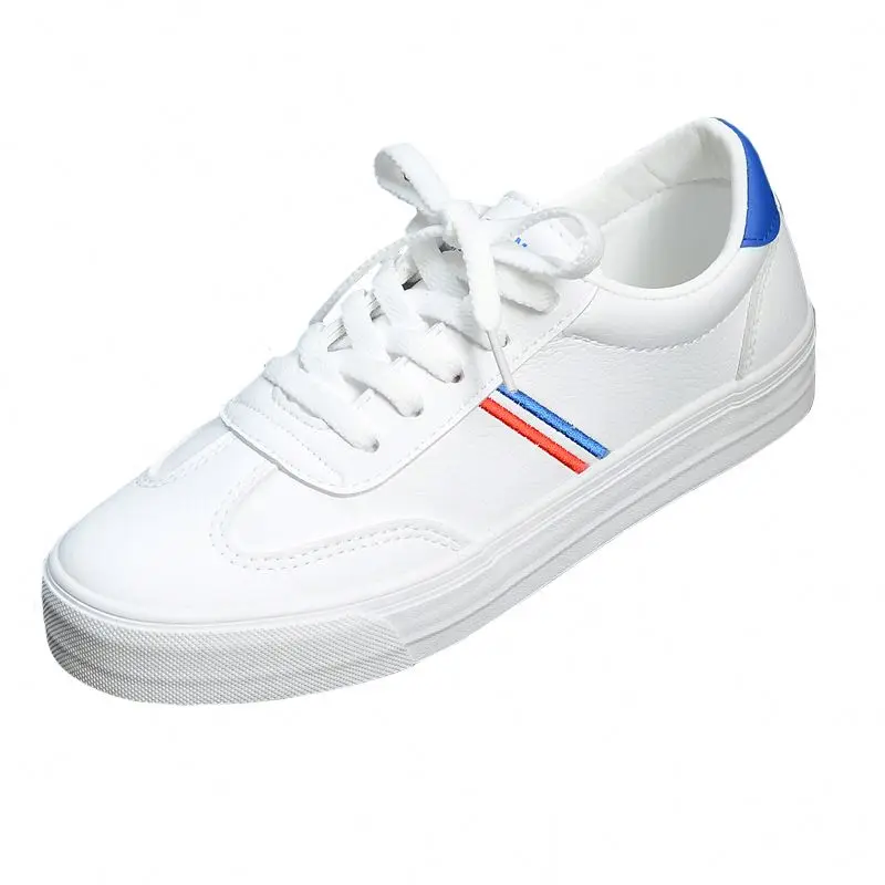 

Newest shoes women casual flat white sneakers with lowest price