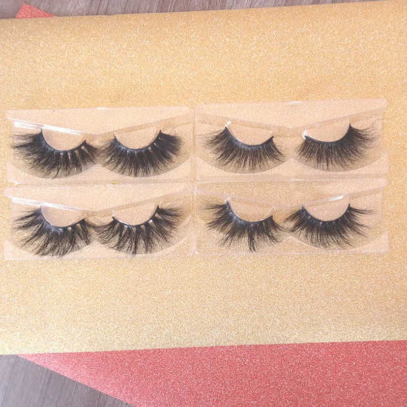 

25 mm 3d mink eyelash box 25mm mink lashes 25mm mink eyelashes, Natural black