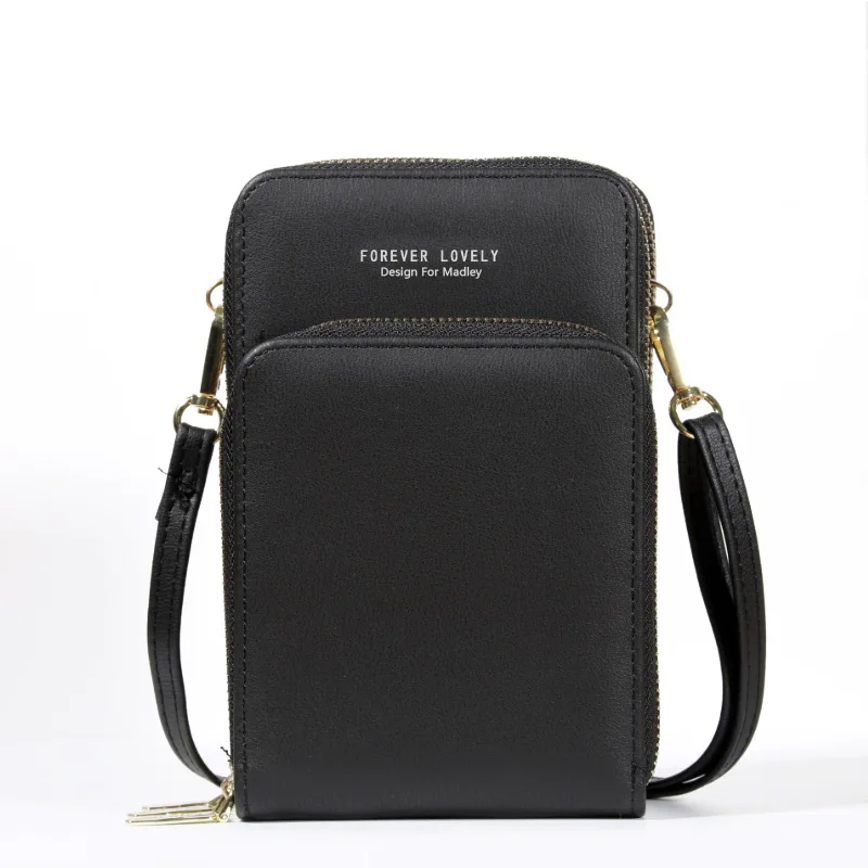 

ladies cross body bags women crosschain purse shoulder fashion mini crossbody pu leather sling forever lovely phone bag, 12 colors