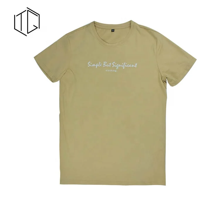 Premium Bamboo Fabric Blank Funny Embroidery Tshirt