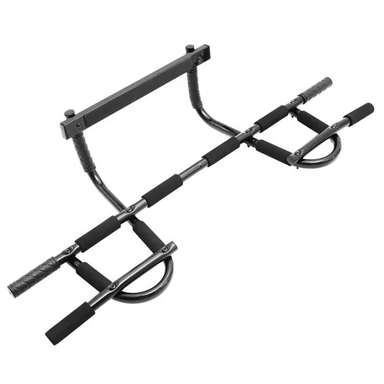 

Gymnastic Fitness Body Building Door Gym Pull Up Bar, Black