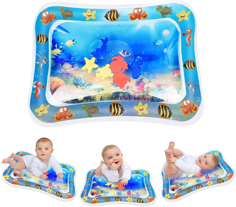 
Inflatable Baby Toddler Infant Tummy Time Water play Mat 