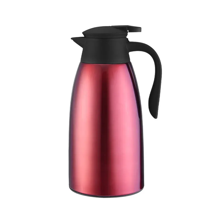 

1.6LHigh quality reusable double wall stainless steel water kettle insulated thermos tea coffee pot, Colors