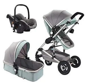 Image of 3-in1 Multifunctional Baby stroller baby guggy baby pram 3 in 1