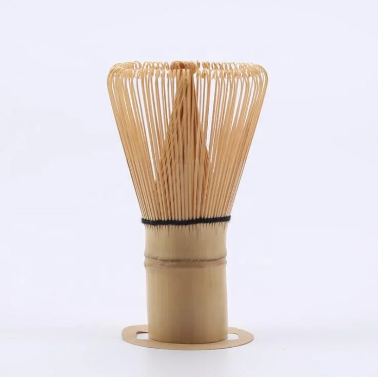 

Hot Selling Eco friendly Ceremony Japanese Stryle Handmade Green Tea Bamboo Whisk Matcha Chasen 100 prongs