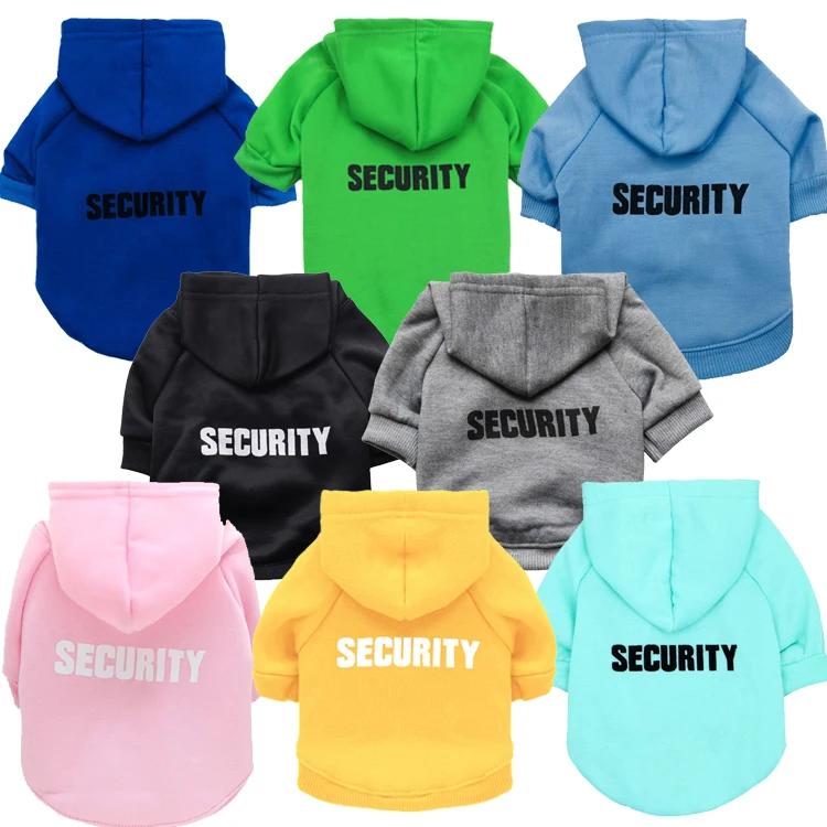 

Fashion Custom Washable Security Puppy Cat Outwear Pet Outfits Clothes Hooded Sweatshirts Dog Hoodie, Multi colors