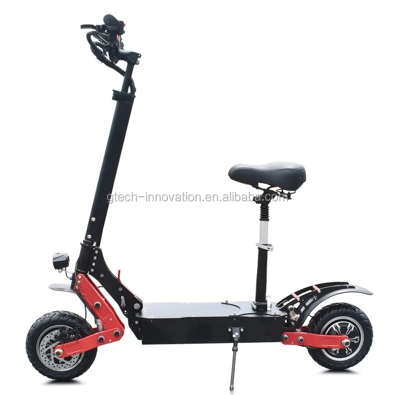 

2019 gtech factory wholesales strong powerful 2000w 10 inch foldable electric scooter for adult, Red