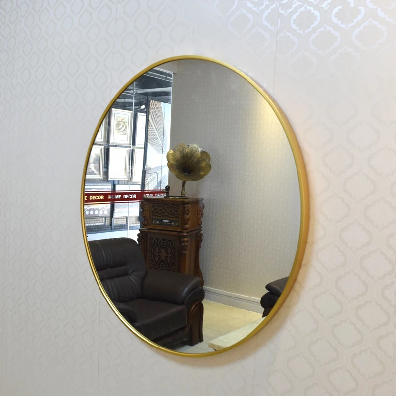 

Round Shape Mirror Creative Wall-Mounted Gold Multifunction Decorative Mirror Wall Mounted Mirror, Black,golden,silver,white,gray,customized
