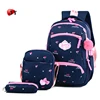 Cheap Price 3 In 1 Polyester Outdoor Travelling Backpack Children Student Backpack School Bag Set For Teenage