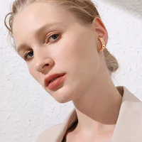 

FASHION Punk Link Chain Stud Earrings For Women Accessories Gold Color Small Hip Hop Earings Fashion Jewelry Kolczyki E1120
