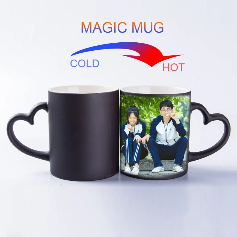 

Wholesale Custom 11oz ceramic sublimation blanks coffee mugs and color changing cups, Customized colors acceptable