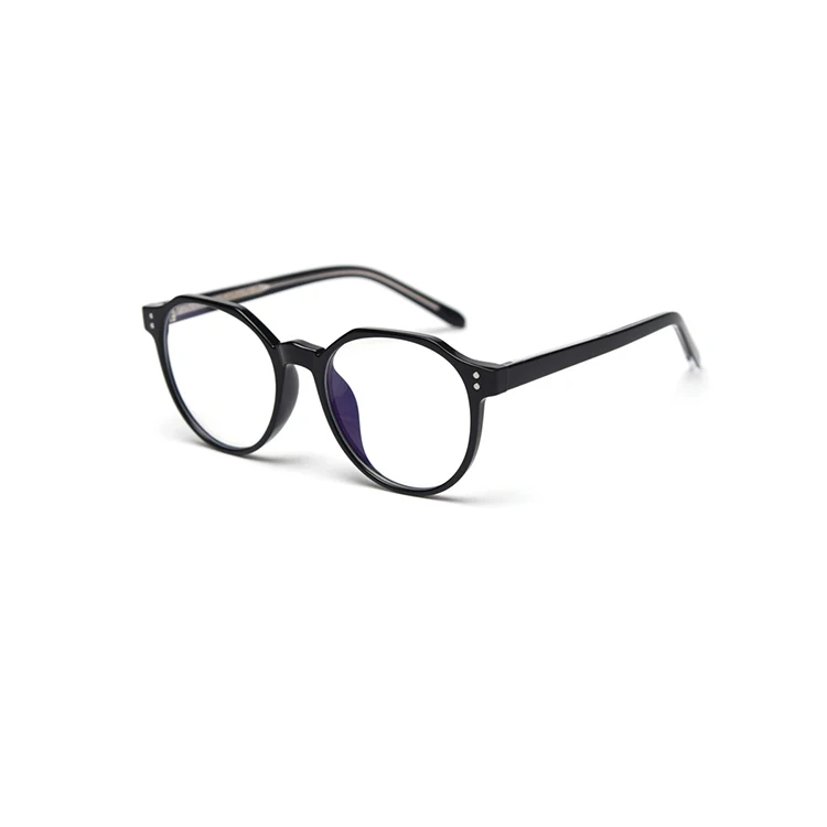 

High Quality retro round TR90 frame with acetate foot Super light Eyeglasses Optics frames sunglasses for men