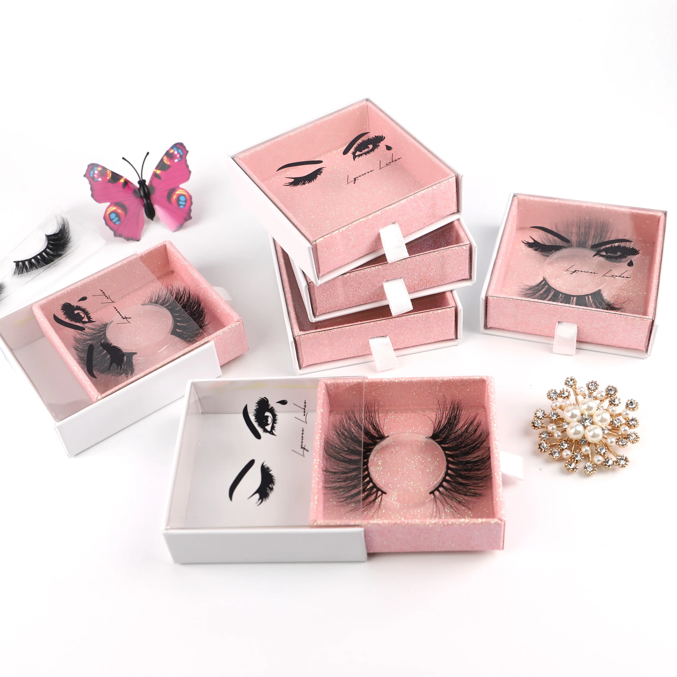 

BAMEIER LASHES factory real mink lashes custom box lashes