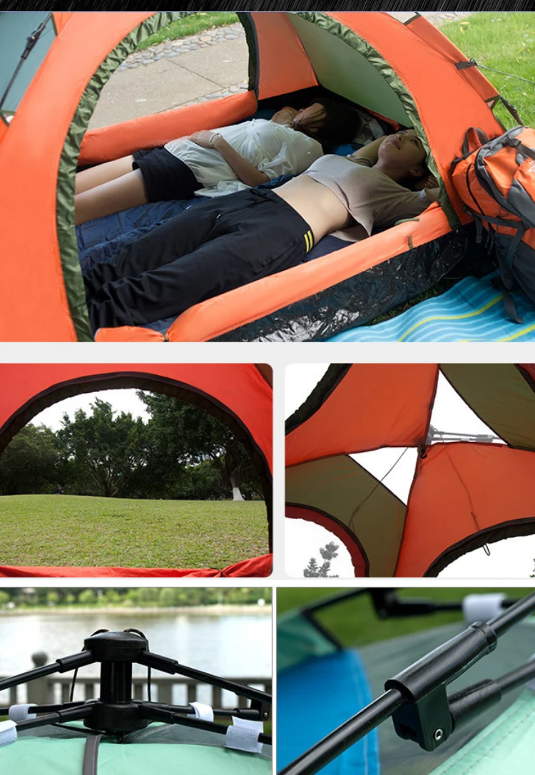 2021畅销户外大家庭防水折叠式军事海滩简易安装房子自动野营帐篷