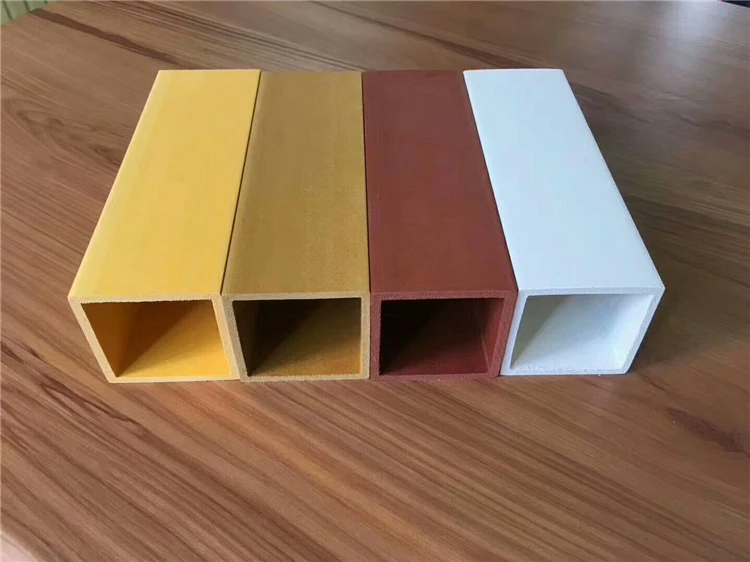 Factory Supplier Color Customized Wpc Timber Wood Tube Log Materials Decorative