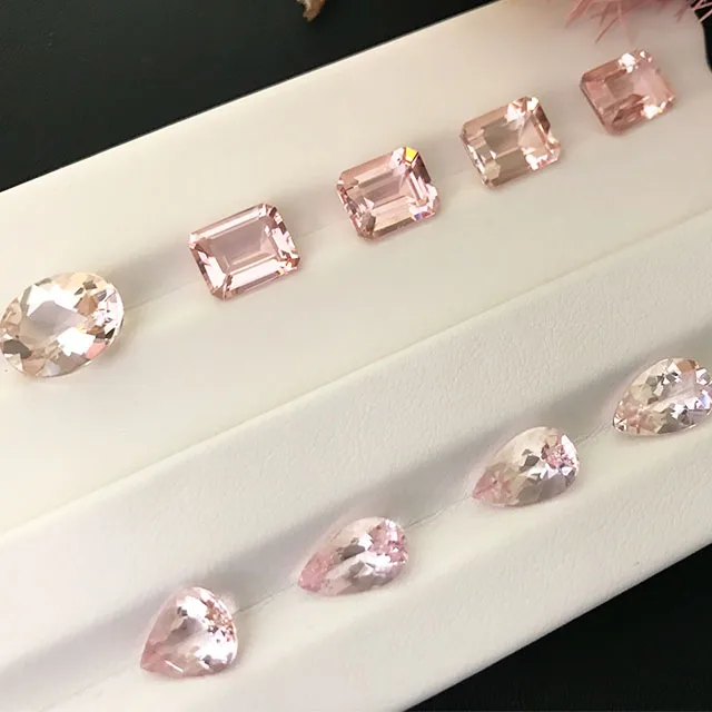 

Wholesale Loose Morganite High Quality Morganite Gemstones