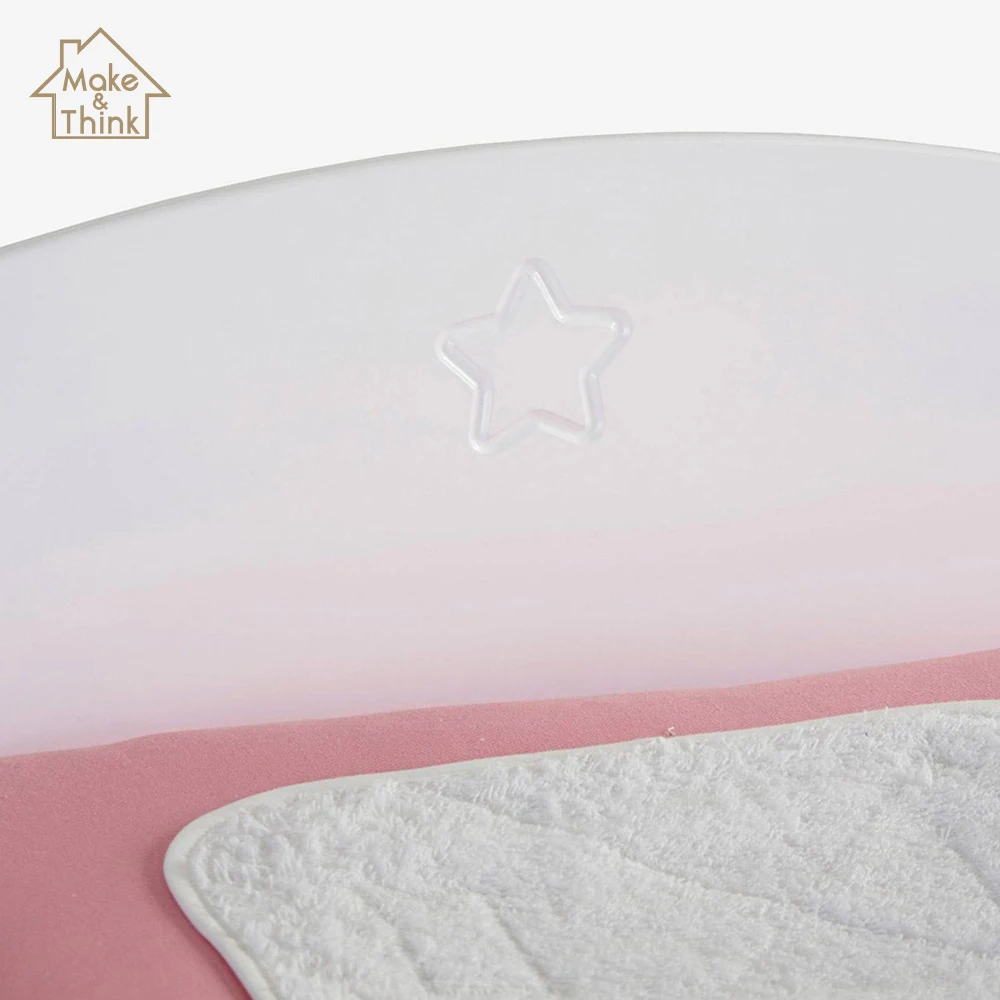 
Baby kids bath wooden nappy diaper changing station table storage a langer 