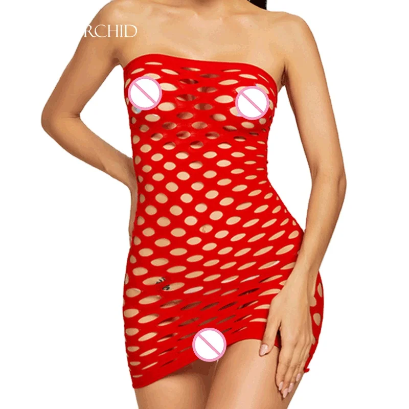 

High Quality One Piece Sexy Women Fish Net Lingerie Bodysuits
