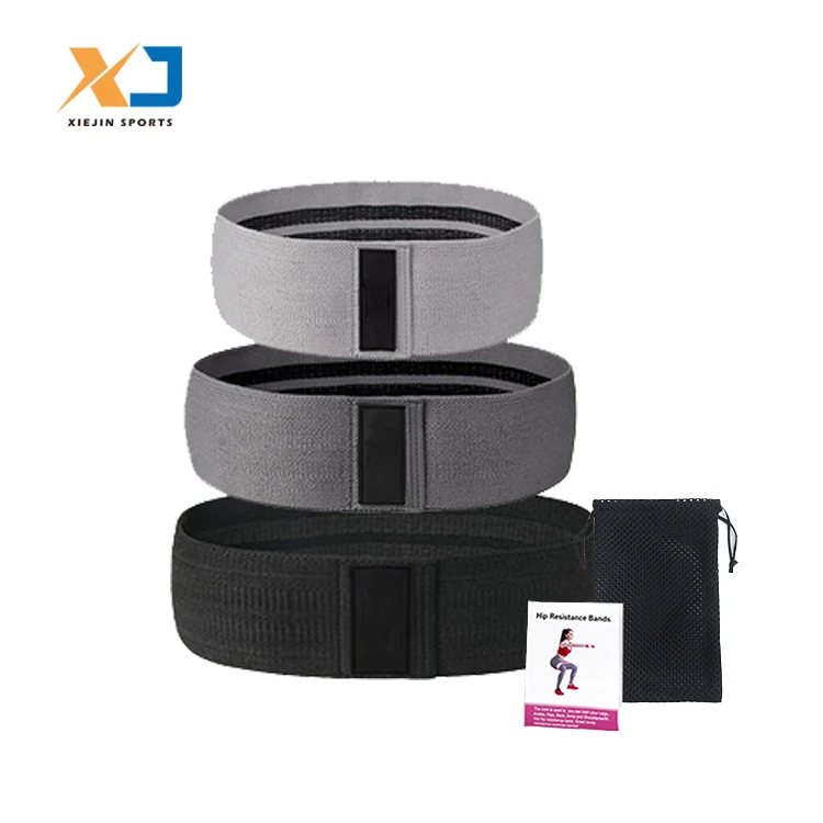

Wholesale Fabric Elastic Resistance Exercise Bands Hip Circle, Black