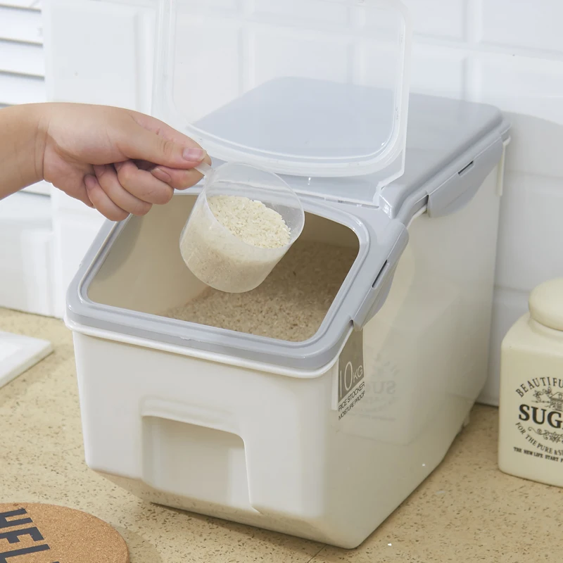 

Lock and lock rice plastic cereal storage containers with lid