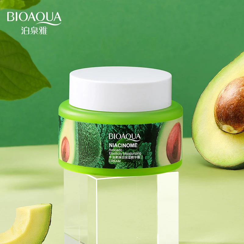 

Base natural facial skin care massage moisturizing bright avocado face cream skin whitening Moisturizing