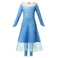 

Cosplay Party Dress Up Frozen 2 Princess Elsa Anna Fashion Dress Costume Halloween Fairy Princess Kids Fancy Dress Costumes