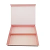 customize high quality pink printing magnetic closure socks package paper box