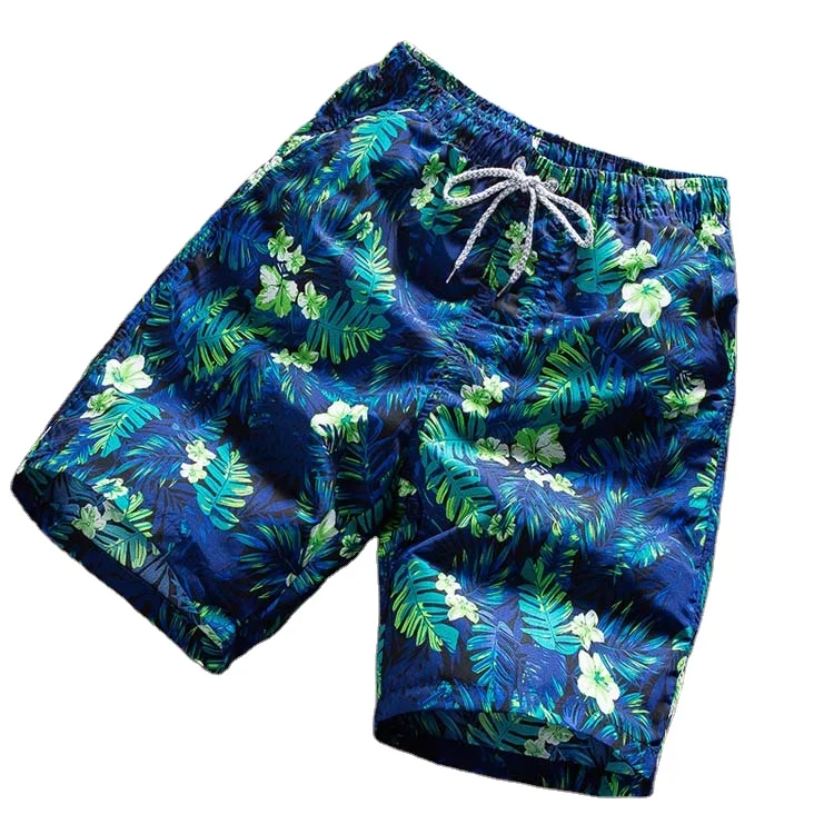 

2021 Summer Quick-drying beach printing men's shorts Breathable Couple shorts
