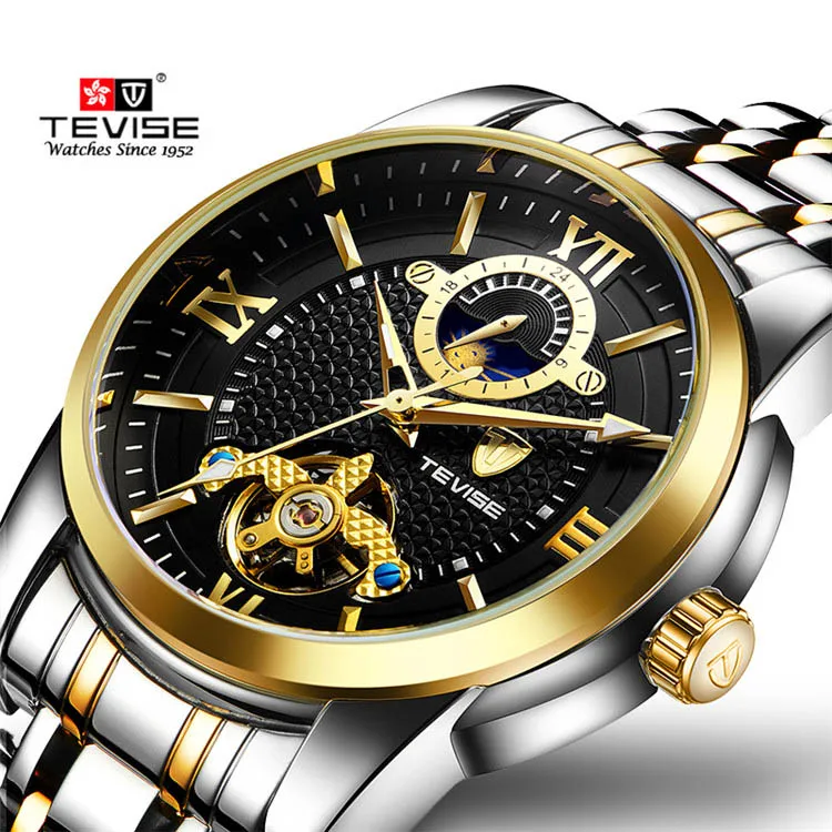 

Brand New OEM Tourbillon Mechanical Movement Watches Men Luxury Brand Automatic Luxury Watch, Optional