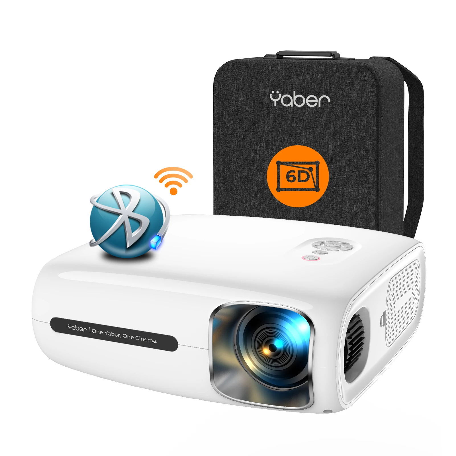 

Yaber Pro V7 Projector 9500L 5G WiFi Projector Auto 6D Keystone Correction Native Full HD 1920*1080P Support 4K Movie Projector