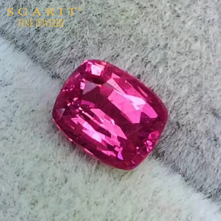 

high quality beautiful Sri Lanka loose gemstone with CGL for jewelry 1.02ct natural unheated hot pink sapphire