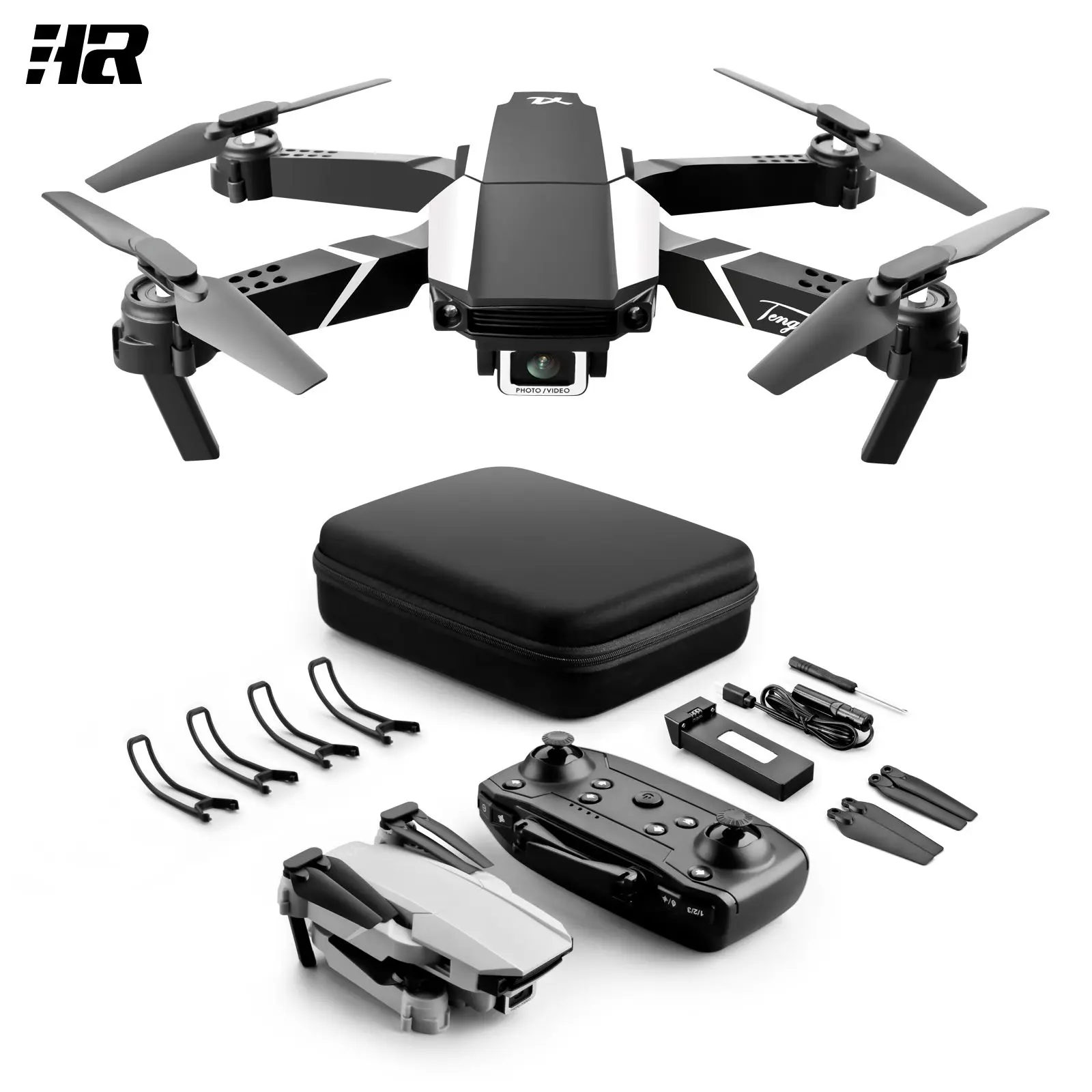 

2021 Amazon Hot Sale New S62 Drones With Hd 4k Camera Foldable Led Drone 2.4g Wifi Fpv For Gift drone-professional 4k mavic, Black